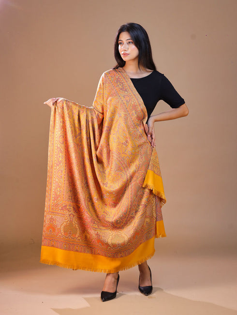 Women's Jamawar Wool Shawl
